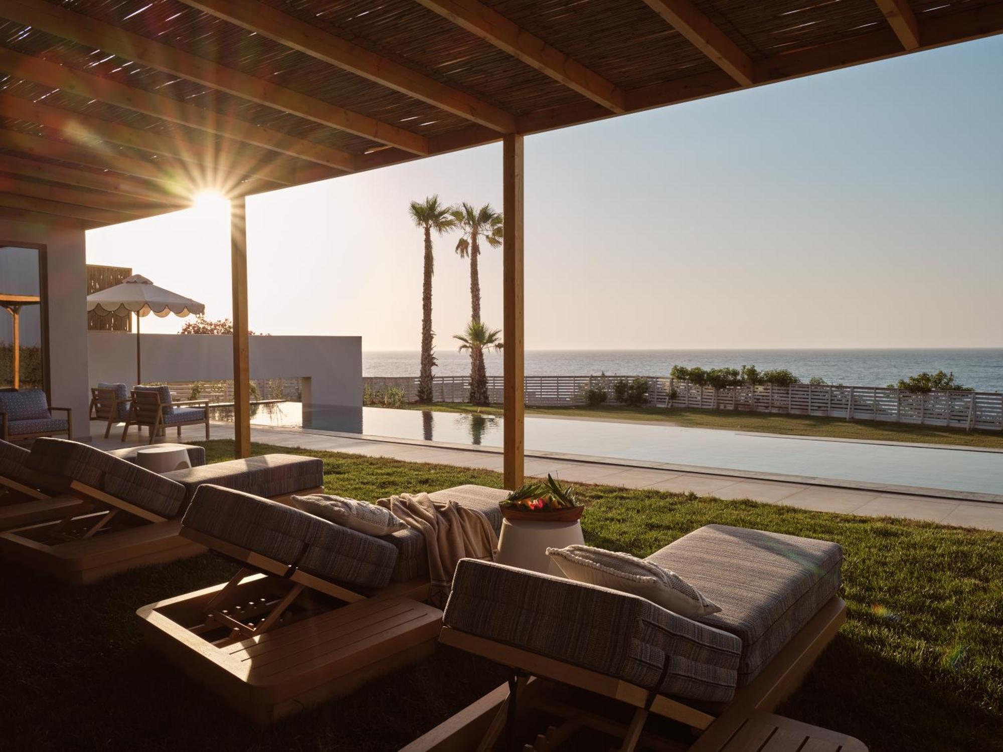 The Royal Blue A Luxury Beach Resort (Adults Only) Panormos  Bagian luar foto