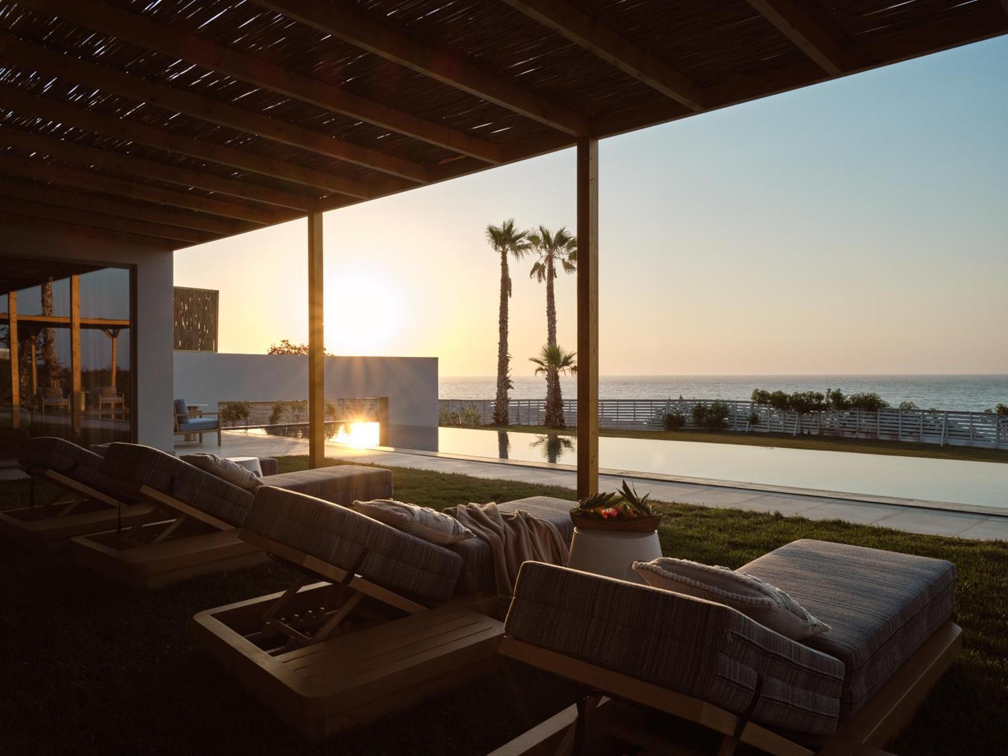 The Royal Blue A Luxury Beach Resort (Adults Only) Panormos  Bagian luar foto