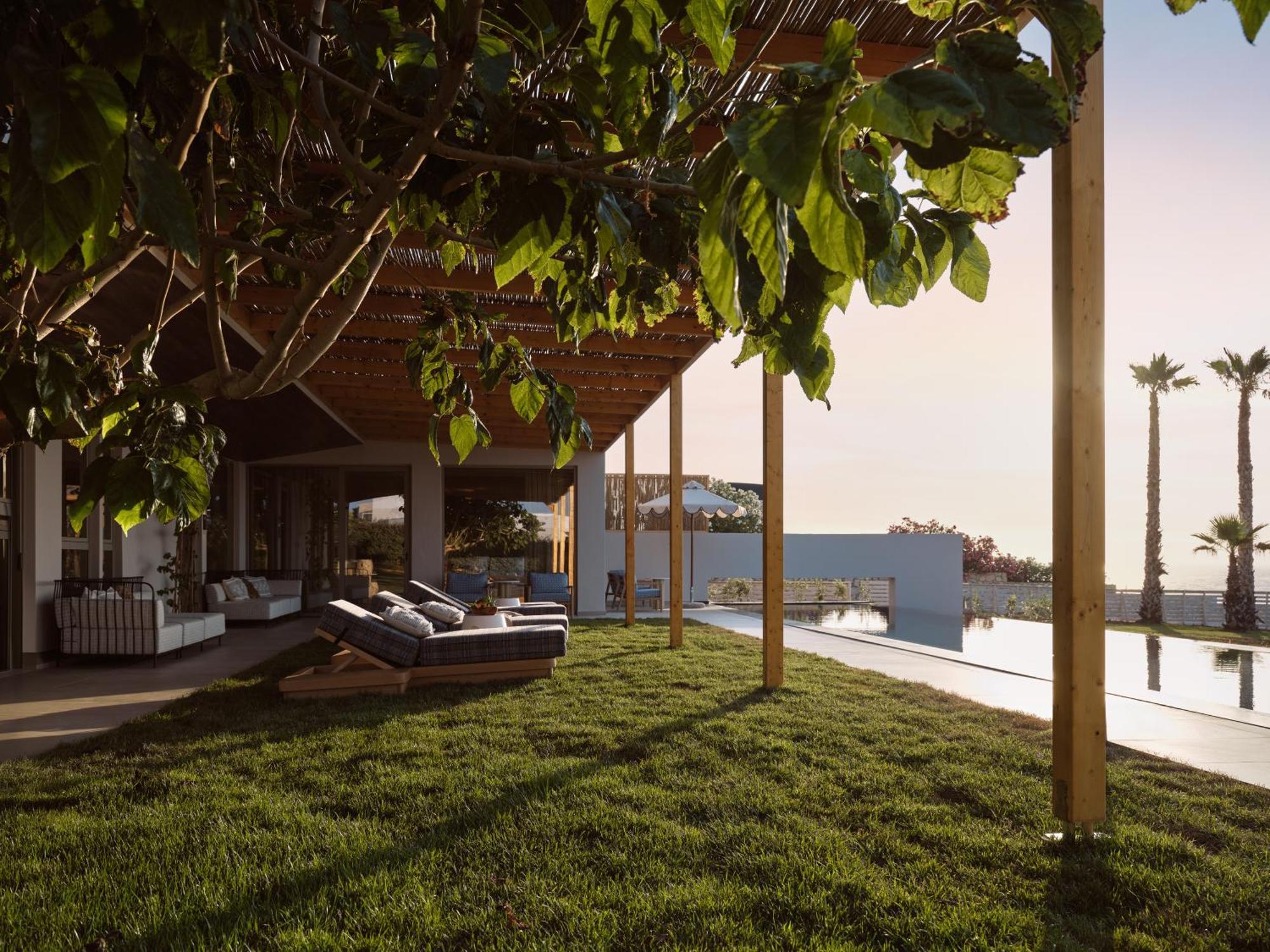 The Royal Blue A Luxury Beach Resort (Adults Only) Panormos  Bagian luar foto