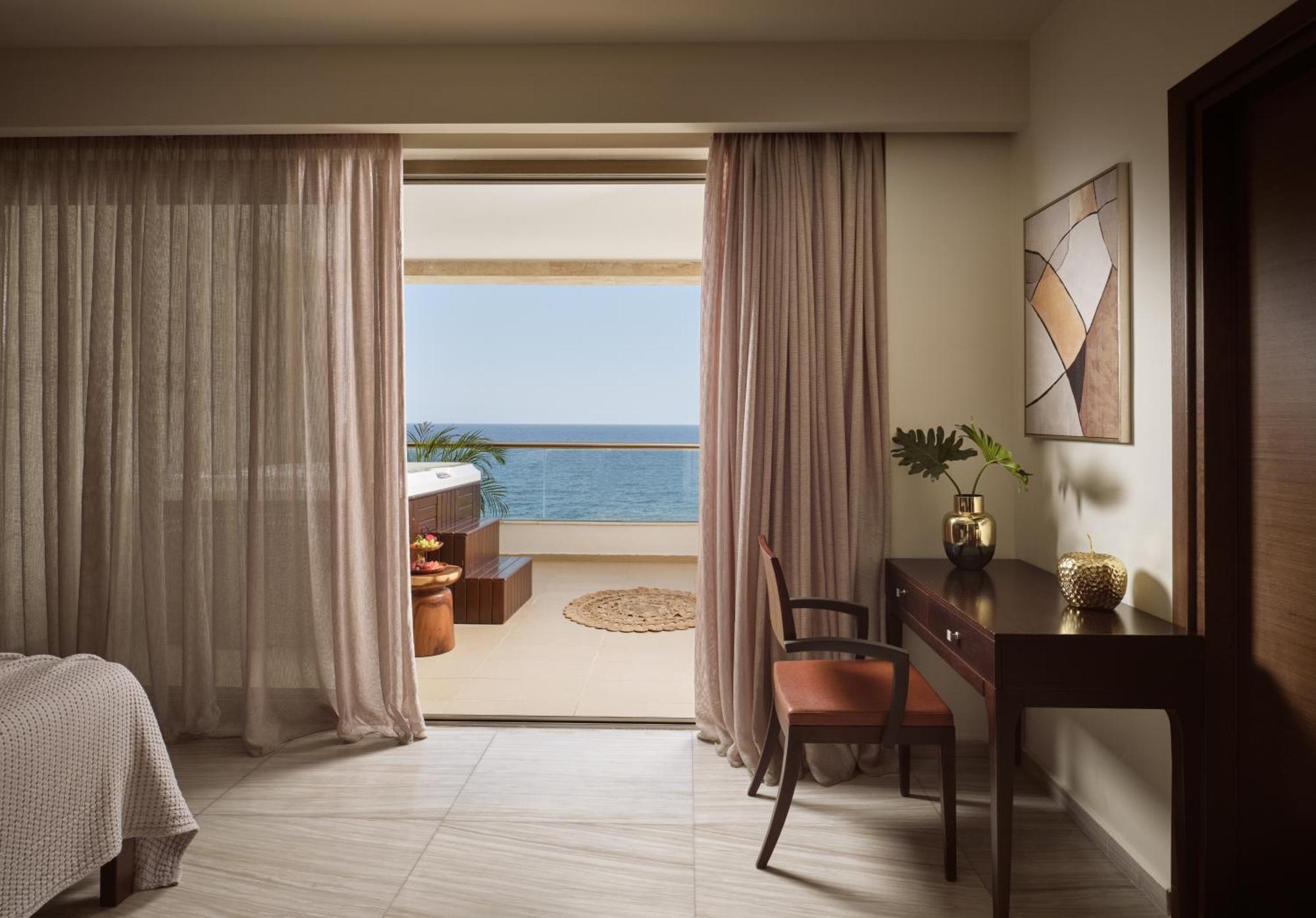 The Royal Blue A Luxury Beach Resort (Adults Only) Panormos  Bagian luar foto
