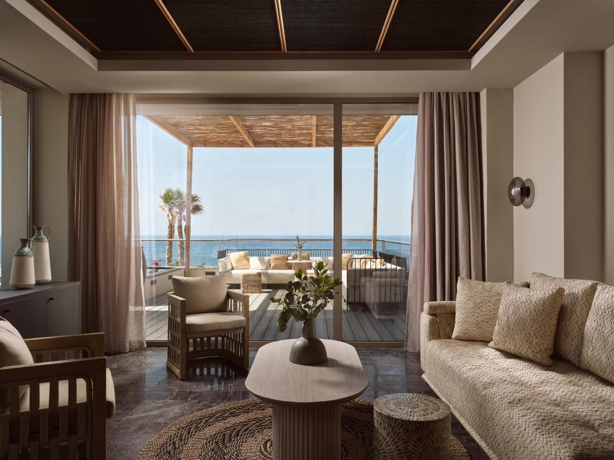 The Royal Blue A Luxury Beach Resort (Adults Only) Panormos  Bagian luar foto