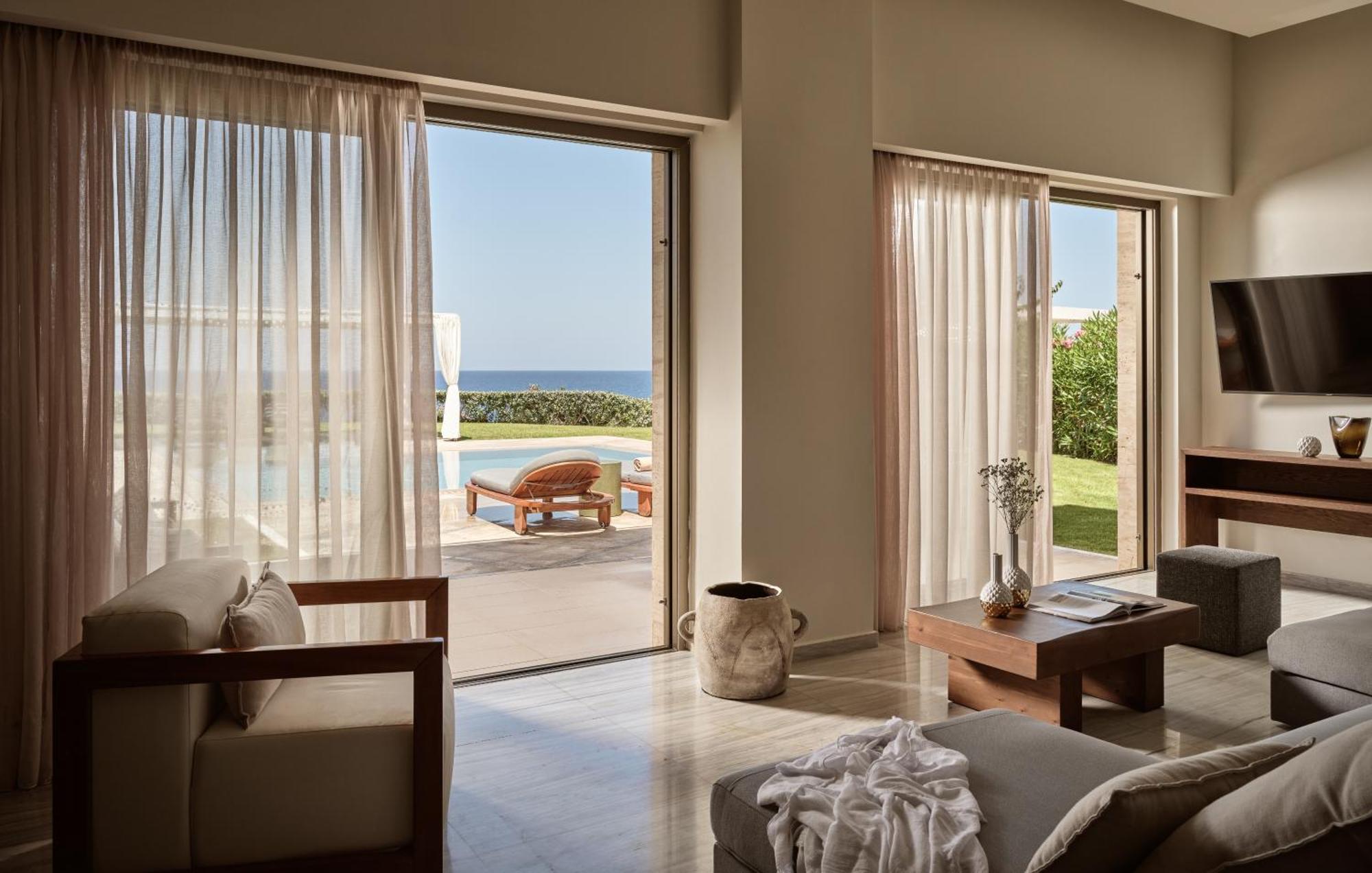The Royal Blue A Luxury Beach Resort (Adults Only) Panormos  Bagian luar foto