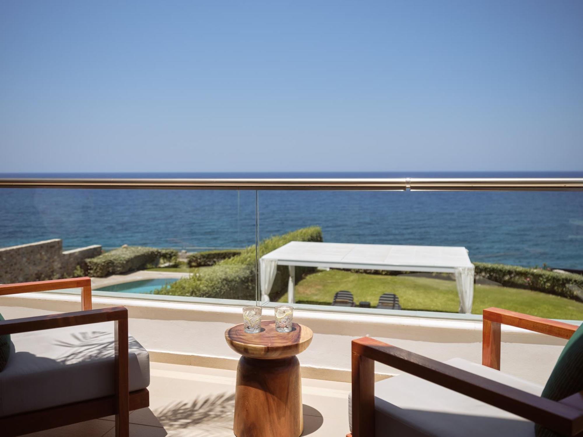 The Royal Blue A Luxury Beach Resort (Adults Only) Panormos  Bagian luar foto