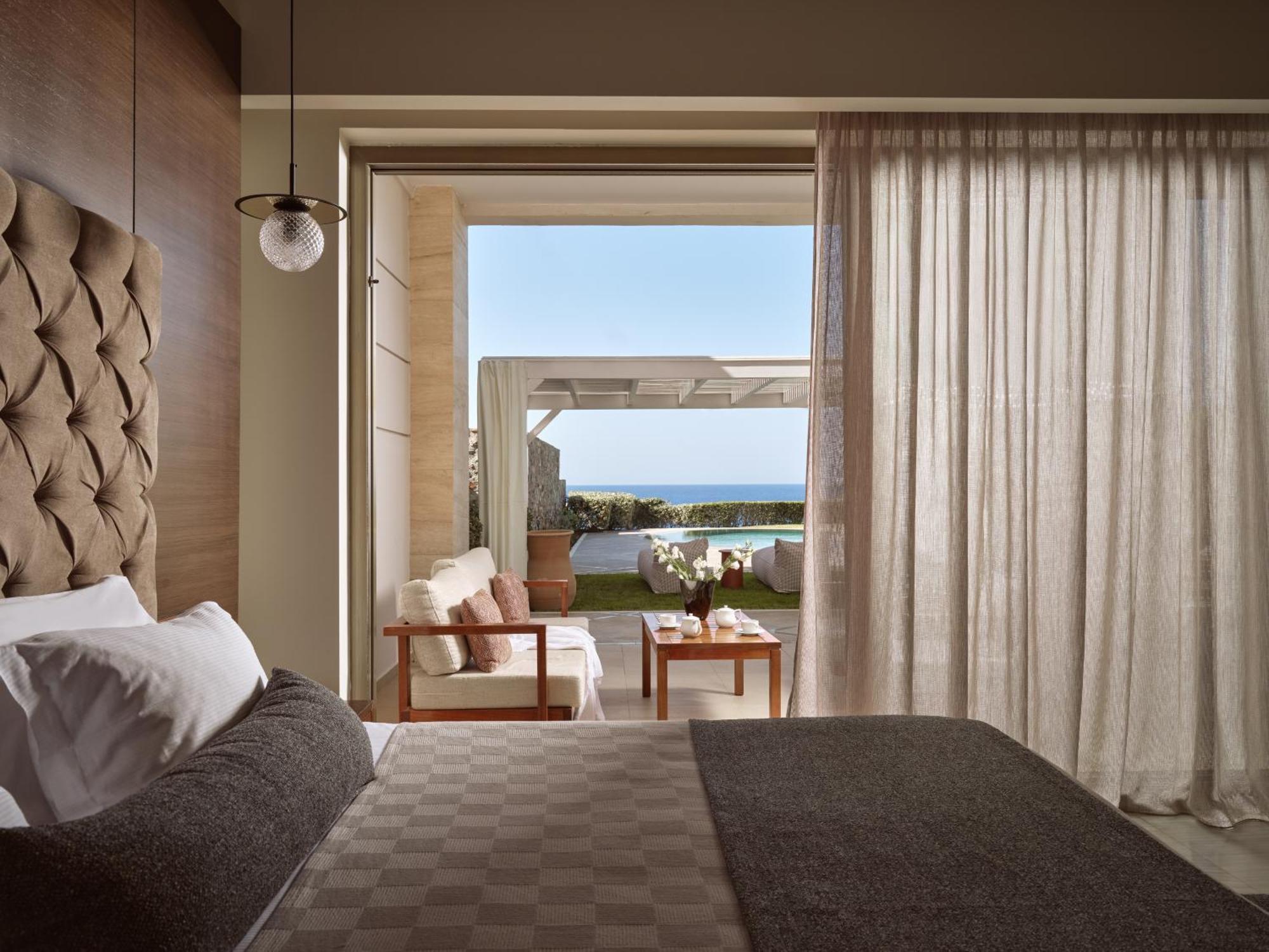 The Royal Blue A Luxury Beach Resort (Adults Only) Panormos  Bagian luar foto