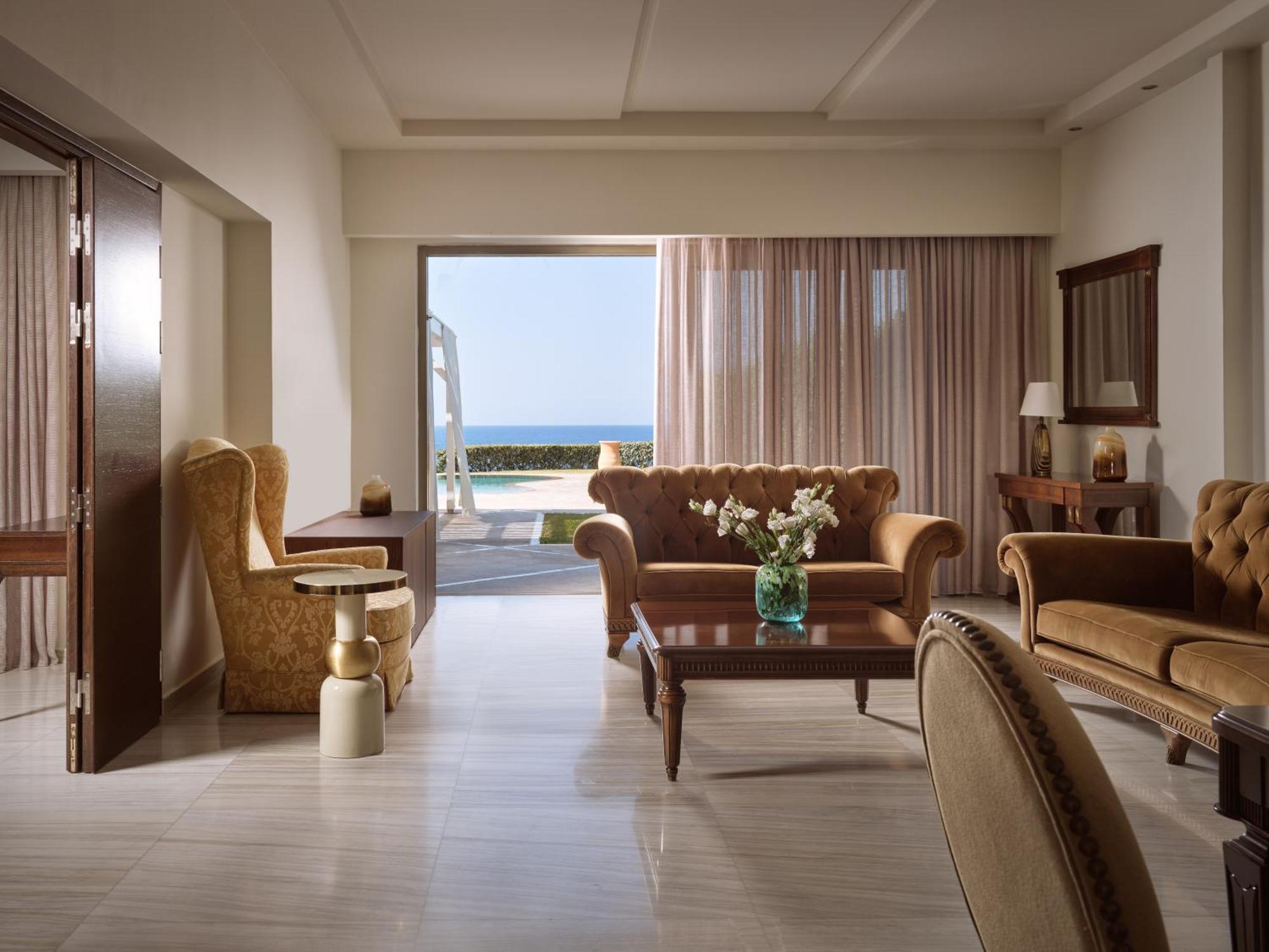 The Royal Blue A Luxury Beach Resort (Adults Only) Panormos  Bagian luar foto