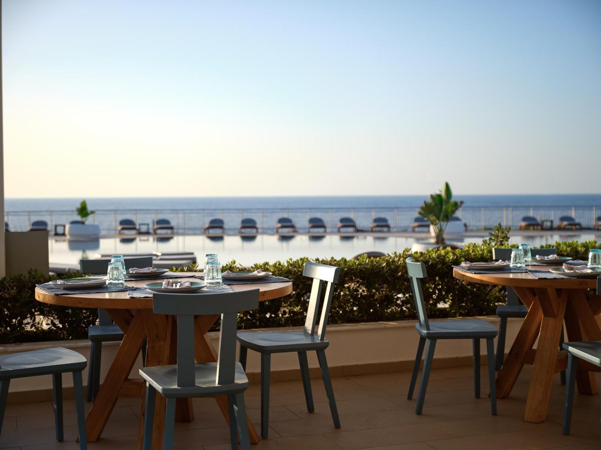 The Royal Blue A Luxury Beach Resort (Adults Only) Panormos  Bagian luar foto