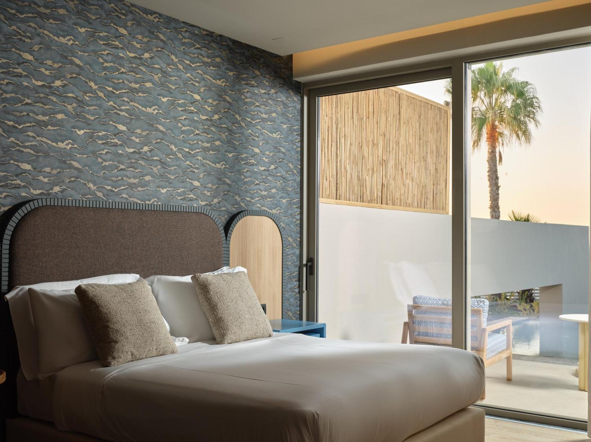 The Royal Blue A Luxury Beach Resort (Adults Only) Panormos  Bagian luar foto
